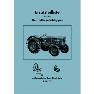 Deutz D40 S und D50 Ersatzteilkatalog