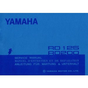 Yamaha Anleitung und Wartung RD125, RD200