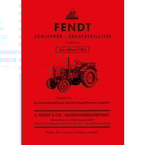 Fendt Dieselross F24L Ersatzteilkatalog
