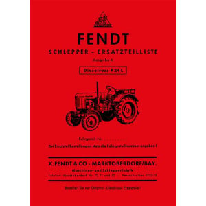 Fendt Dieselross F24L Ersatzteilkatalog