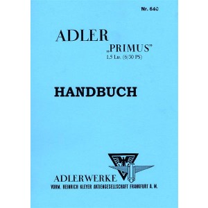 Adler Primus Handbuch