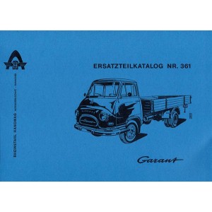 Hanomag Garant mit Motor D28GLA Ersatzteilkatakog