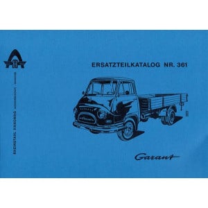 Hanomag Garant mit Motor D28GLA Ersatzteilkatakog