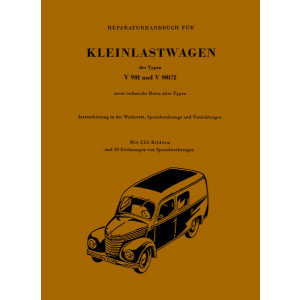 Framo V901 und V901/2 Kleinlastwagen Reparaturhandbuch