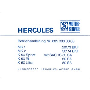 Hercules Betriebsanleitung