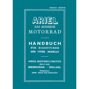 Ariel Modelle 1938 Handbuch