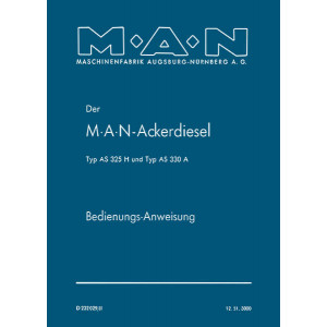 MAN AS325H und AS330A Bedienungsanleitung