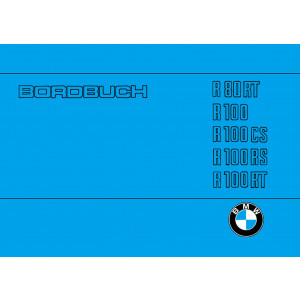 BMW R80RT R100 R100CS R100RS R100RT Betriebsanleitung