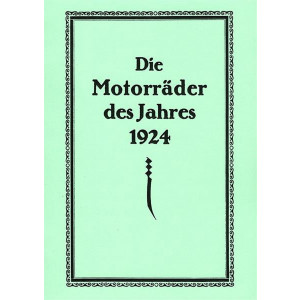 Die Motorräder des Jahres 1924