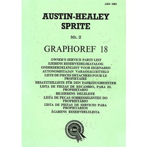 Austin Healey Sprite MK II Graphoref 18, (AH - NR. AKD 1882) Ersatzteilkatalog