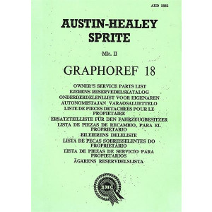 Austin Healey Sprite MK II Graphoref 18, (AH - NR. AKD 1882) Ersatzteilkatalog