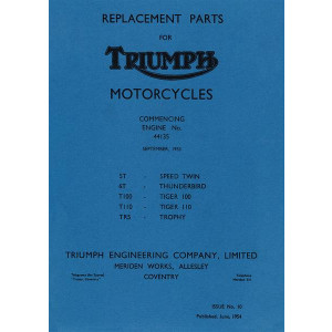 Triumph Motorcycles Spare Parts List