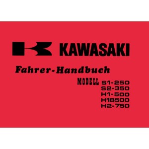 Kawasaki S1-250 S2-350 H1-500 H1B500 H2-750 Betriebsanleitung