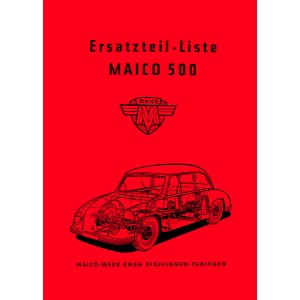 Maico 500 Kleinwagen Ersatzteilliste