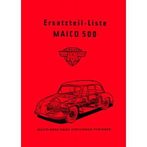 Maico 500 Kleinwagen Ersatzteilliste