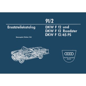 DKW F12 und F12 Roadster Ersatzteilkatalog