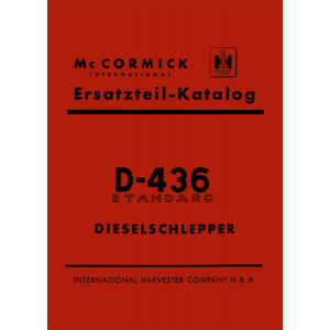 IHC D-436 Standard Ersatzteilkatalog