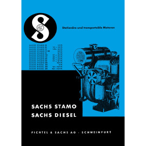 Sachs Stamo und Diesel Stationärmotoren Prospekt