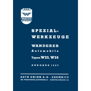 Wanderer W23 und W24 Spezial-Werkzeuge-Katalog