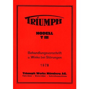 Triumph Modell T III Bedienungsanleitung