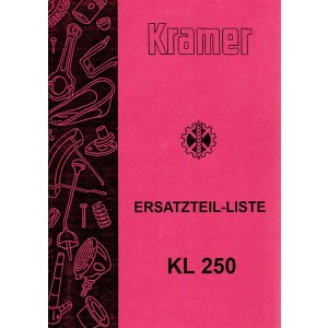 Kramer KL250 Ersatzteilliste