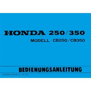Honda CB250 CB350 Betriebsanleitung