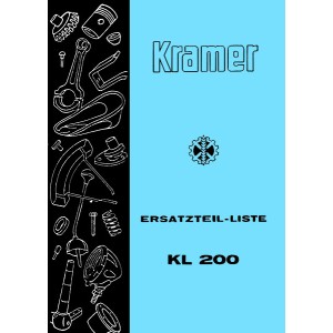 Kramer KL200 Ersatztteilliste