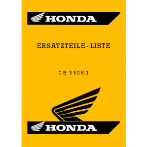 Honda CB550K3 Ersatzteilliste