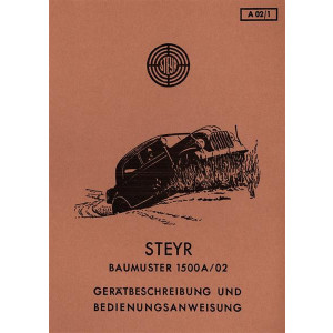 Steyr Baumuster 1500 A/02 Bedienungsanleitung