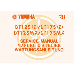Yamaha DT 125 MX/ DT 175 MX Reparaturanleitung