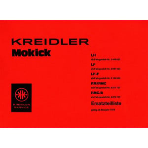 Kreidler Florett LH LF LF-F RM RMC-B Ersatzteilkatalog