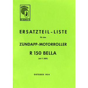 Zündapp Bella R150 Ersatzteilkatalog