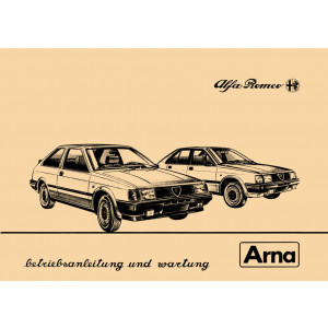 Alfa Romeo Arna Betriebsanleitung