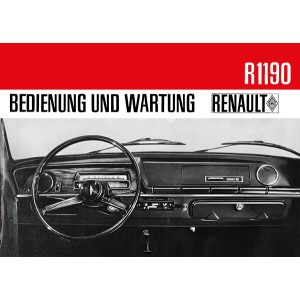 Renault R 10 Modell R1190 Betriebsanleitung