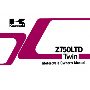 Kawasaki Z 750 LTD Owner's Manual