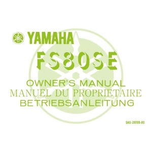 Yamaha FS 80 SE Betriebsanleitung