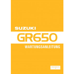 Suzuki GR650 und GR650X Reparaturanleitung