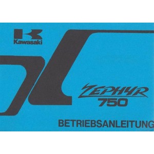 Kawasaki ZR 750 - C1, Betriebsanleitung