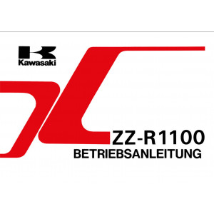 Kawasaki ZZ-R 1100, ZX 1100-D1, Betriebsanleitung