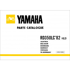 Yamaha RD 350, Parts Catalogue