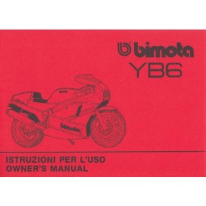 Bimota YB6, 1000 ccm, Owner's Manual