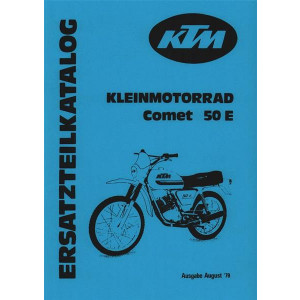 KTM Motorfahrzeugbau Comet 50 E, Ersatzteilkatalog