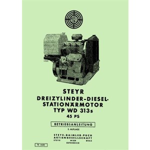 Steyr WD313s Stationärmotor Betriebsanleitung