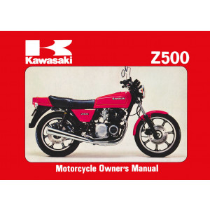 Kawasaki Z500 Owners Manual