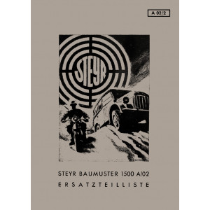Steyr Baumuster 1500 A/02, Ersatzteilliste