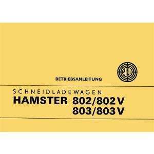 Steyr Hamster 802 802V 803 803V Betriebsanleitung