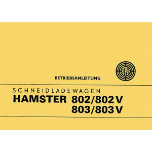 Steyr Hamster 802 802V 803 803V Betriebsanleitung