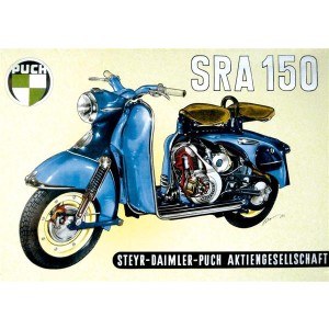 Puch SRA 150 Poster