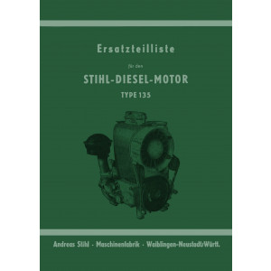 Stihl Dieselmotor 135 Ersatzteilkatalog