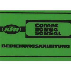 KTM Motorfahrzeugbau Comet, 50 RS4/L, Betriebsanleitung